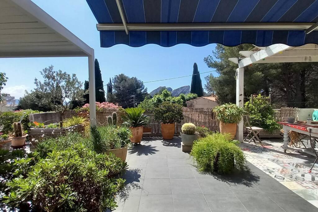 Villa Magali Grande Terrasse Vue Mer, Jardin, Proche Port La Ciotat Exterior foto